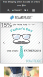 Mobile Screenshot of foamtreads.com